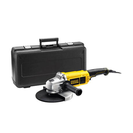Meuleuse d’angle Stanley FATMAX jaune et noire avec coffret de transport