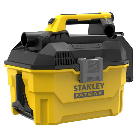 Aspirateur Stanley Fatmax, aspirateur portatif jaune et noir pour atelier.