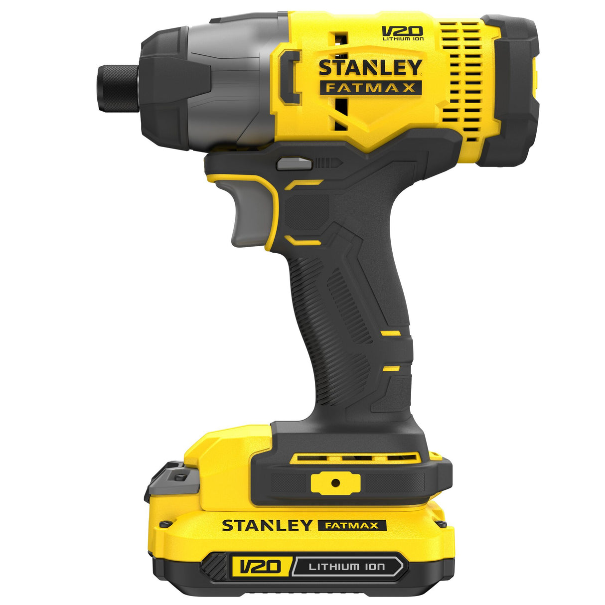 Visseuse à chocs Stanley Fatmax V20, couleur jaune et noire.