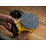 Ponceuse jaune DeWalt, outil électroportatif, disque gris