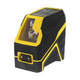 Niveau laser Stanley noir et jaune, outil de mesure pour précision sur chantier.