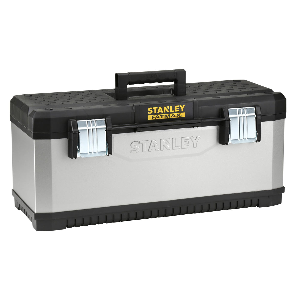 Boîte à outils Stanley Fatmax, type mallette, couleur grise et noire