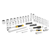 Coffret douilles et cliquets Stanley, outillage main, couleur chromée argentée