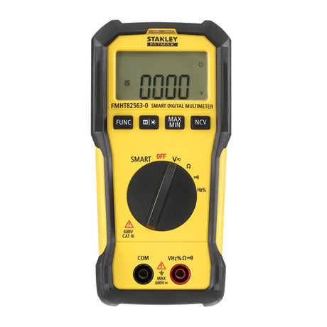 Multimètre numérique Stanley, type testeur électrique, couleur jaune et noir
