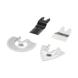 Set d'accessoires Bosch pour outil multifonction, lames métalliques, couleur argent