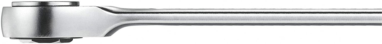 Clé à cliquet Facom en métal argenté, outil de plomberie et d’outillage.