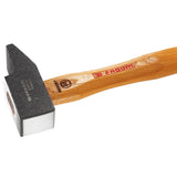 Marteau Facom, manche bois, tête métallique noire et argentée, outil de bricolage