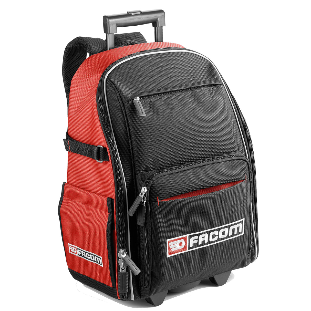 Sac à dos à roulettes Facom, sac de transport à outils, noir et rouge