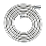 Flexible de douche Grohe, tuyau sanitaire, couleur argenté, finition métallique