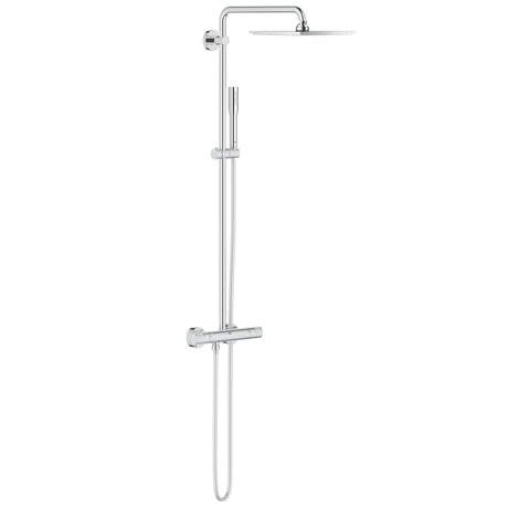 Colonne de douche Grohe, type système de douche, couleur chromé, design moderne.