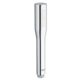 Douchette Grohe, pommeau de douche cylindrique, couleur chrome.