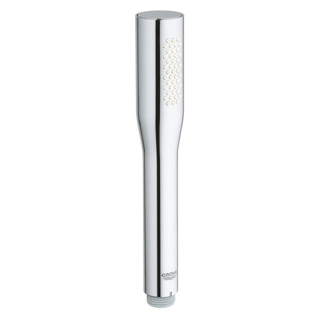 Douchette Grohe, pommeau de douche cylindrique, couleur chrome.