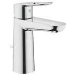 Mitigeur lavabo Grohe, robinetterie salle de bain, couleur chrome brillant
