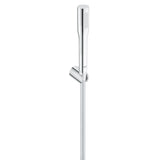 Douchette Grohe cylindrique, pommeau de douche main, finition chromée argentée