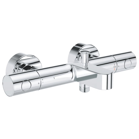 Mitigeur thermostatique Grohe, robinet de baignoire, couleur chromée brillante