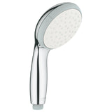 Douchette Grohe, pommeau de douche chromé, couleur argent.