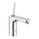 Robinet mitigeur Grohe chrome brillant, robinetterie salle de bain moderne