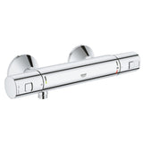 Mitigeur thermostatique Grohe, robinet mural, couleur chrome brillant