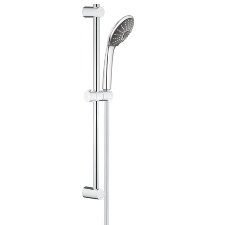 Douchette Grohe, ensemble de douche, couleur chrome, design moderne, pommeau réglable.