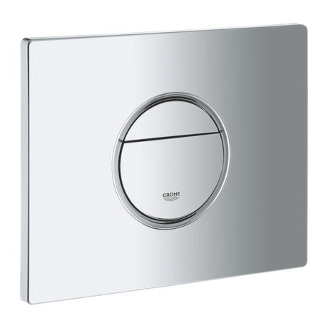 Plaque de commande Grohe, type sanitaire, couleur chromée brillante