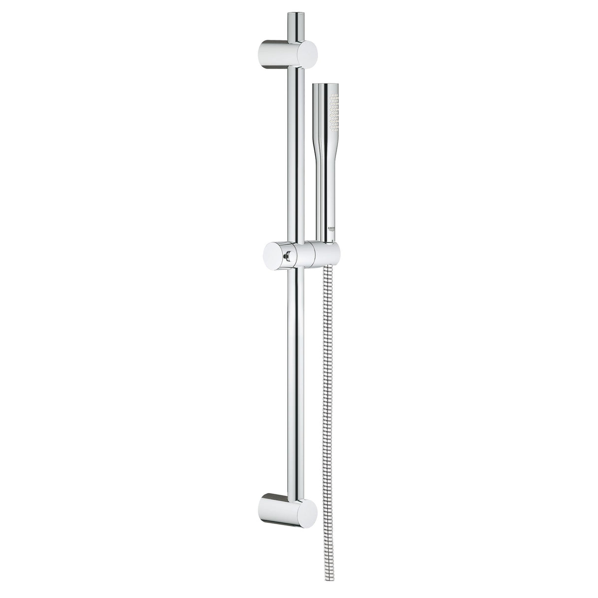 Douchette Grohe, barre de douche chromée, couleur argent, design moderne