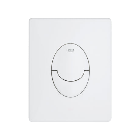Plaque de déclenchement blanche Grohe pour WC, design moderne, couleur blanche