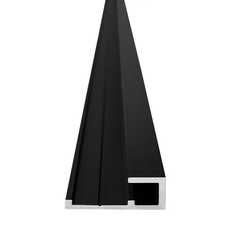 Profilé aluminium noir, marque Profils, accessoire sanitaire
