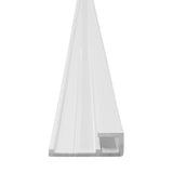 Profilé PVC blanc, marque inconnue, accessoire de plomberie rectiligne