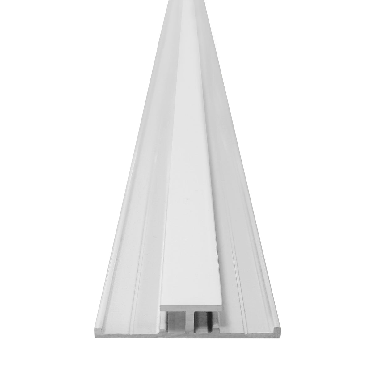 Profilé de jonction blanc marque Nicoll pour panneaux muraux, accessoire plomberie