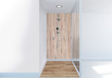 Panneau mural de douche VIPANEL, finition mat perle, couleur bois chêne WOD10