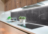 Crédence de cuisine Vipanel, panneau mural brillant, couleur aragon noir