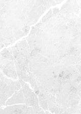 Carrelage Brillant marque Aragongris, type carreau, couleur gris clair avec veinures blanches.