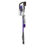 Aspirateur balai sans fil BISSELL, violet et gris, léger et compact.