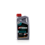 Huile moteur KENNOL pour scooter 2 temps, bidon gris 1L avec bouchon rouge.