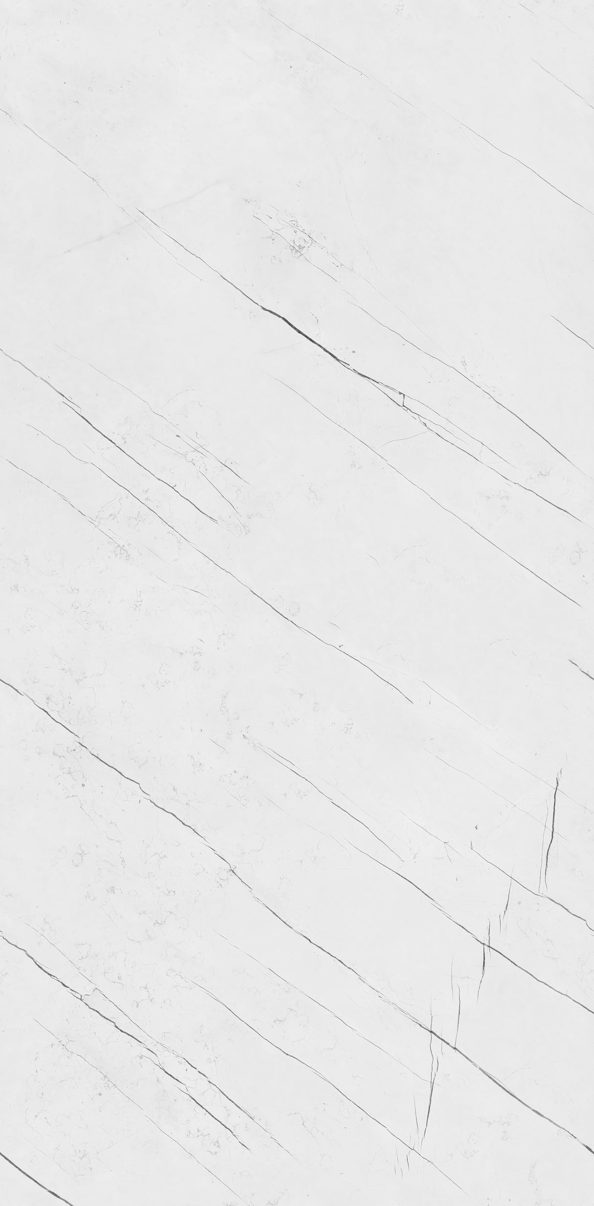 Carrelage Matperle, type marbre, couleur blanc veiné gris.