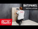 Panneau habillage bâti-support BATIPANEL - Finition mat perlé